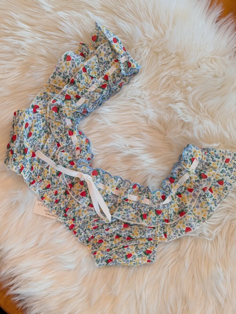 For Love And Lemons Strawberry Kiss Top Small NWT
